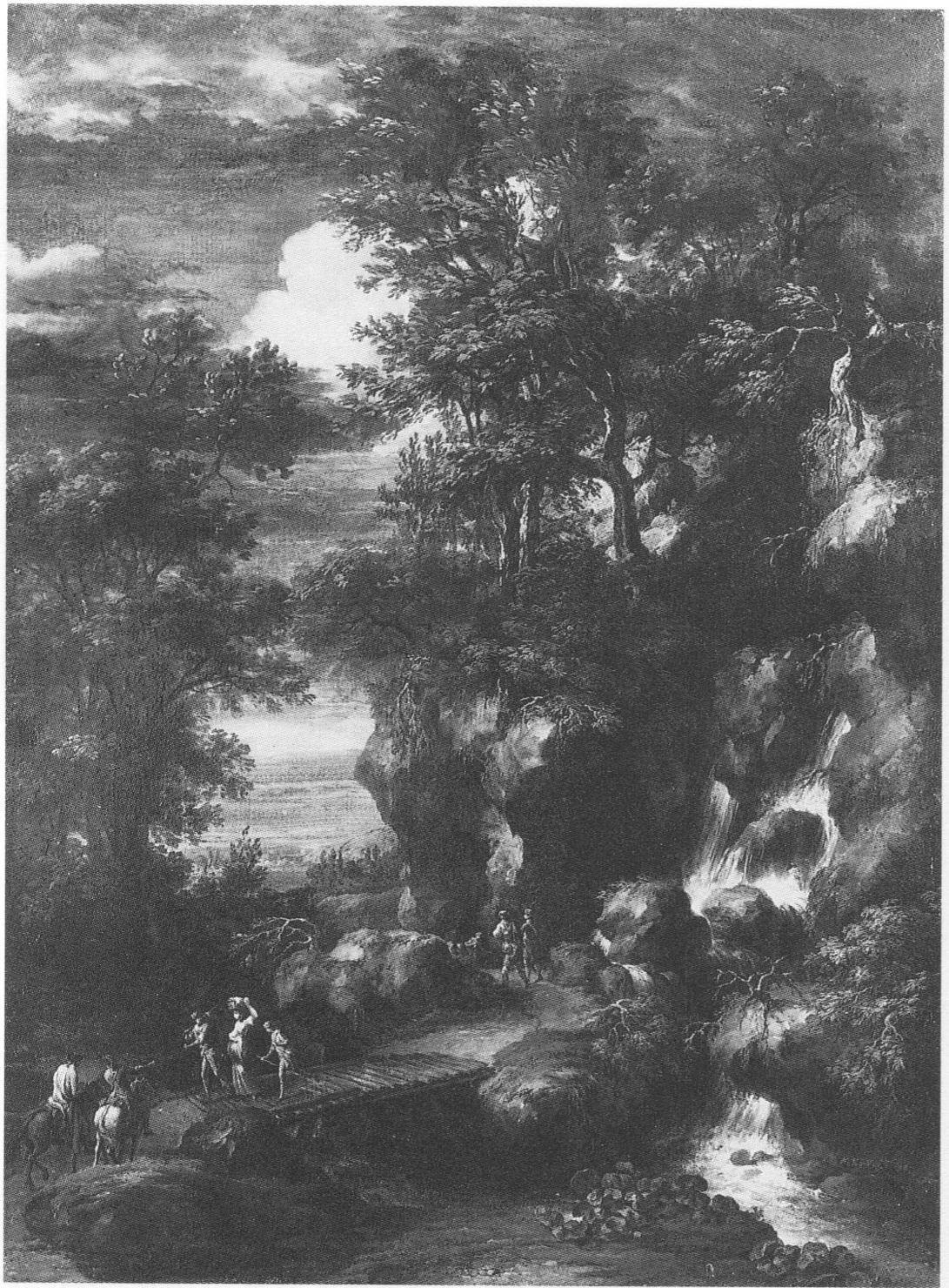 Paesaggio boscoso con ponte - Pinacoteca Brera, Milano